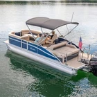 Sureshade Pontoon Power Bimini Top Clear Frame Navy 2020000301 New. Price: $1595.99.