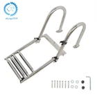 Foldable Stainless Steel 4 Step Pontoon Boat Ladder Marine Yacht W/ Pedal New. Price: $121.65.