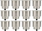 12 Pack Stainless Steel Cup Drink Holder With Drain For Marine Boat Rv Camper New. Price: $59.99.
