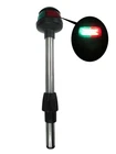 Pactrade Marine Led Green Red Navigation Bow Light 12" SS304 Pole Collar Plug Used. Price: $29.95.