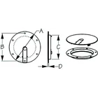 Sea-dog Low-pro Deck Plate White 6" #336410-1 New. Price: $25.84.