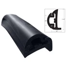 Taco Semi-rigid Rub Rail Kit W/black Insert 50' V11-9795BBK50D-2 Up... New. Price: $399.64.