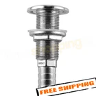 Attwood 66546-3 1-1/8" Hole Stainless Steel Thru-hull Fitting For 5/8" Hose New. Price: $41.54.