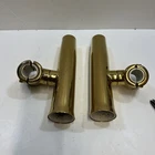 Pair Of Tigress Gold Clamp On Rod Holder 1 Id Used. Price: $70.00.