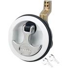 Perko 1091DP1WHT Surface Mount & Latch White Body, Chrome Handle, Offset Cam Bar New. Price: $77.91.