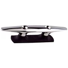 Perko 1326DP2CHR Chrome Open Base Cleat Black Polymer 6-1/4" Boat Hardware. Price: $58.91.