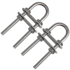 Mookeerf 2 Pack 316 Stainless Steel U Bolts For Boat Stern Bow Eye Tie Down New. Price: $37.36.