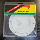 Jr Products (31005) 4" Access/deck Plate White New. Price: $20.00.