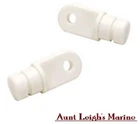 Seachoice Pair (2) Bimini Canopy Top White Internal Eye Ends 3/4" Round Tubing New. Price: $10.29.