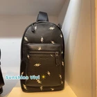 Nwt Coach West Pack With Lightning Bolt Print CDC77 Gunmetal/black New. Price: $185.00.
