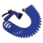 Whitecap 15' Blue Polyurethane Coiled Washdown Hose Adjustable Nozzle New. Price: $41.19.