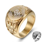 Military Ring United States Marine Corps Army Men Signet Stainless Steel New. Price: $21.51.