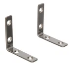 Seachoice 37551 Stainless Steel 90 Degree Angle Brackets (1 Pair Per Pack) New. Price: $13.26.