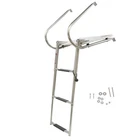 3-STEP Stainless Steel Ship Ladder With Platform Marine Telescoping New. Price: $108.28.