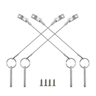 4PIECES Of Quick Release Pin 1/4" Diameter, Usable Length 2"(50MM), Total Len.... Price: $26.08.