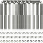 Hotop 8PC Stainless Steel Square U-bolts For Boat Trailers, Heavy Duty, 1/2"X2-1 New. Price: $83.93.