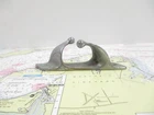 Chrome Plated Bronze 5-7/8" Skene Bow Chock Used. Price: $15.00.