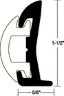 Taco METALS236-V219678BKA20D Rigid Rubrail 1-1/2INX20FT Bla New. Price: $471.57.