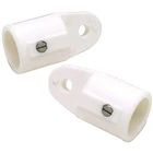 Lot Of 2 Seachoice Bimini Top White 3/4" External Eye Ends 76081 New. Price: $10.92.