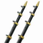 Taco Aluminum Tele-outrigger Poles, 1-1/2" X 18', Black/gold OT-0551BKA186 New. Price: $935.95.
