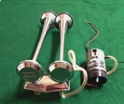 Afi 12V Dual Chrome Marine Air Horns #A-23 W/ Fiamm Type M/o Compressor Working Used. Price: $12.98.