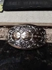Rare Stainless Steel Gauge Shells Western Belt Buckle Aw Aa Marking New. Price: $59.99.