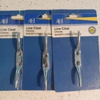 Abi Marine 4" Boat Dock Cleats Lot Of 3 Chrome Plated Bronze New. Price: $16.95.