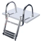 Marinebaby 3 Steps Pontoon Boat Ladder Stainless Steel Folding Telescoping Rear New. Price: $107.87.