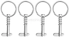 Four Pcs Of Marine Grade Stainless Bimini Top Pins W/drop Cam & Spring 1/4" X 1" New. Price: $17.99.