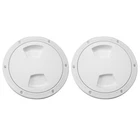 Autohaux 2X 5" Marine Round Watertight Boat Deck Plate Hatch, White New. Price: $38.75.