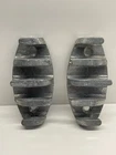 Goldeneye Gripper No Tie Rope Zig Zag Chrome Boat Cleats 3 1/4" X 1/2" New. Price: $19.99.
