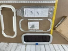 New Lewmar Portlight Smoke Acrylic Silver Frame 6 3/4" X 17" Cut Out. Price: $198.00.