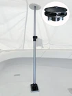 Vico Marine 47" Support Pole + Boat Vent Base (extends 28" To Max) New. Price: $41.95.
