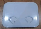 Seaflo -non Locking- White 12 1/2" X 17 1/4" W/deck Seal New. Price: $69.95.