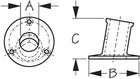 491713-1 Flush Mount 25 Degree Flag Pole Socket, #12 Fastener New. Price: $28.99.