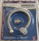 Homewerks Worldwide Braided Toilet Connector 12" X 3/8" Stainless Steel 7233-12 New. Price: $12.99.