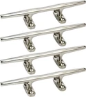4PCS 8 Inch 316 Stainless Steel Boat Dock Cleat Open Base Marine Hardware New. Price: $48.99.